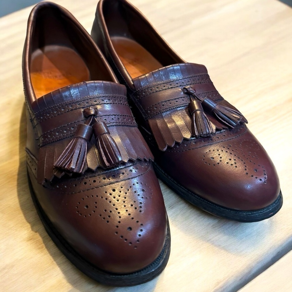 Burgundy Allen Edmonds 12AA‎ narrow men’s shoes